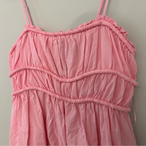 NWT Papermoon Light Pink Babydoll Mini Dress - Picture 5 of 7